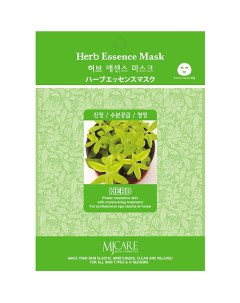 MJCARE Тканевая маска для лица с травяным комплектом 23 Mijin