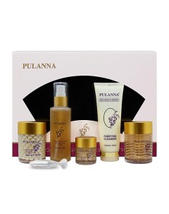 Подарочный набор для лица Био Золото и Виноград Bio Gold Grape Cosmetics Set Pulanna