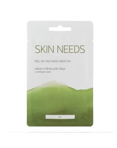 Маска плёнка для лица с зелёным чаем SKIN NEEDS Л'этуаль