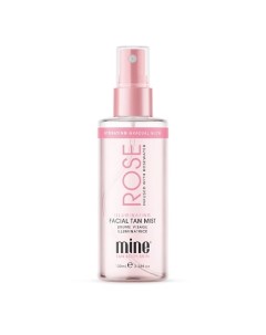 Спрей мист с успокаивающей розовой водой Rose Water Illuminating Facial Tan Mist 100 Minetan