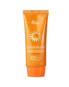 Крем солнцезащитный с Алоэ и витамином Е SPF50 PA Sun Block Waterproof 70 0 Ekel