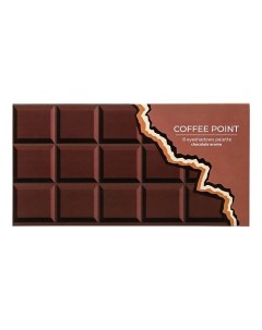 Палетка теней для век с ароматом шоколада 8 оттенков COFFEE POINT Л'этуаль