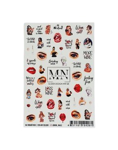 Слайдер дизайн для ногтей девушка Miw nails