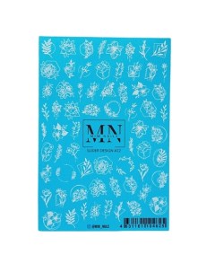 Слайдер дизайн для маникюра цветы Miw nails