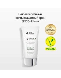 Солнцезащитный крем для лица Waterfull Mild Sun Cream SPF 50 PA 50 D'alba