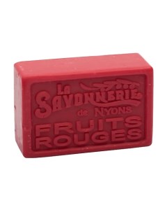 Мыло с красными ягодами прямоугольное 100 0 La savonnerie de nyons