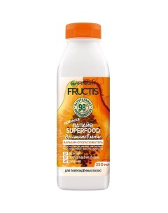 Fructis Бальзам ополаскиватель Папайя Superfood Восстановление для поврежденных волос Garnier