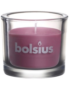 Свеча в стекле Classic 80 розовая 764 Bolsius