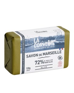 Мыло марсельское традиционное оливковое для тела Savon de Marseille Olive La corvette