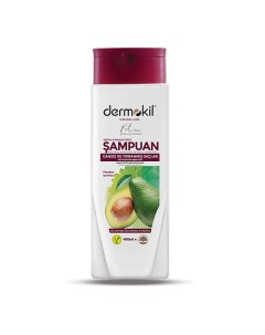 Шампунь с авокадо для поврежденных волос Natural Avocado Extract Shampoo Dermokil