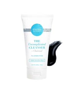 Средство для лица очищающее с углем The Uncomplicated Cleanser Plus Esmi skin minerals