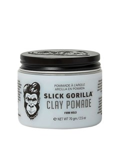 Глина для укладки волос сильной фиксации Clay Pomade Firm Hold Slick gorilla