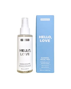 Спрей мист Hello Love для сияния и мгновенного увлажнения 100 0 Prosto cosmetics