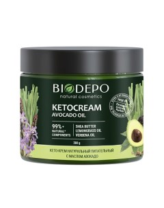 Кето крем питательный универсальный с маслом авокадо Nourishing Universal Keto Cream With Avocado Oi Biodepo