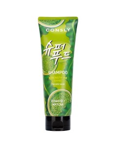 Шампунь с экстрактами водорослей и зеленого чая Матча для силы и блеска волос Shampoo With Extracts  Consly