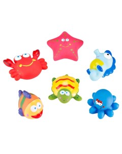 Набор игрушек для ванной Морские обитатели Roxy kids