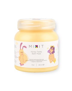 Питательная маска бальзам для ослабленных волос Honey Teddy Balm Mask Mixit