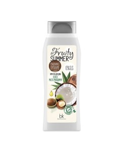 Fruty Summer Крем гель для душа Изысканное питание кокос масло макадамии 500 0 Belkosmex