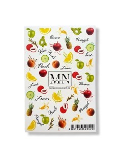 Слайдер дизайн для ногтей фрукты Miw nails