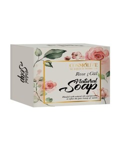 Мыло натуральное розовое rose natural soap 125 0 Cosmolive