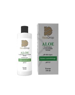 Тоник для всех типов кожи Алое aloe natural cleanser tonic 150 0 Skindrop