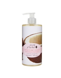Шампунь тонизирующий Мед и Молодой Кокос Honey Virgin Coconut Restorative Shampoo 100% pure