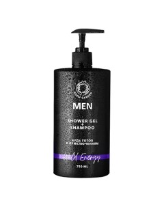 Гель для душа и шампунь мужской MEN 2в1 для тела и волос Wild Energy 750 Edem garden