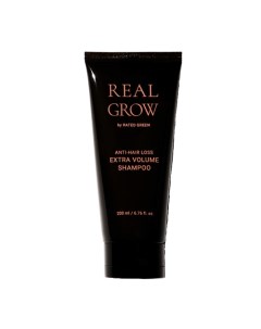 Шампунь против выпадения волос для объема волос Real Grow Extra Volume Shampoo Rated green