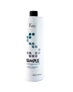 Шампунь увлажняющий для всех типов волос с пантенолом бетаином SIMPLE 1000 Kezy