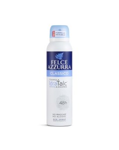 Дезодорант спрей антиперспирант Классический Classico Deo Spray Felce azzurra