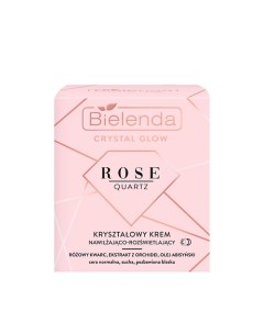 Увлажняющий крем CRYSTAL GLOW ROSE QUARTZ 50 0 Bielenda