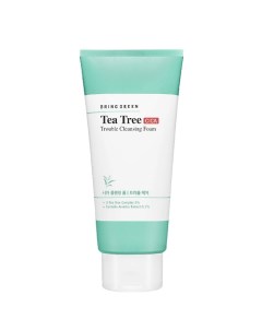Пенка для очищения для проблемной кожи лица с чайным деревом и центеллой азиатской Tea Tree Trouble  Bring green