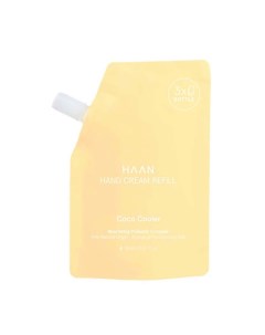 Крем для рук с пребиотиками Освежающий кокос в рефилле Pouch Hand Cream Coco Cooler Haan