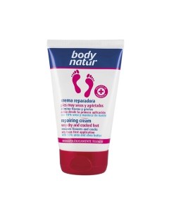 Восстанавливающий крем для очень сухой и потрескавшейся кожи стоп Repairing Cream Body natur