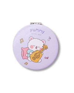 Зеркало складное Yummy guitar purple с увеличением Ilikegift