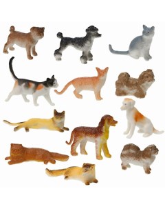 Игровой набор В мире Животных Собаки и Кошки 1 0 1toy