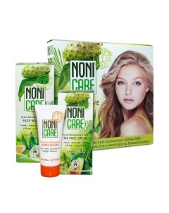 Подарочный набор уход за кожей Интенсивное увлажнение с алоэ Нони оливой витамином Е Nonicare