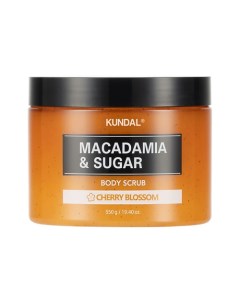 Скраб для тела Цветок вишни Macadamia Sugar Body Scrub Kundal