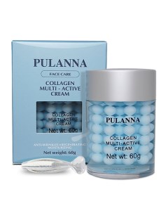 Мультиактивный крем для лица с Коллагеном Collagen Multi Active Cream 60 0 Pulanna