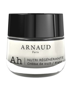 Крем для лица ночной против морщин для увядающей кожи с 3 видами гиалуроновой кислоты Nutri Regenera Arnaud paris