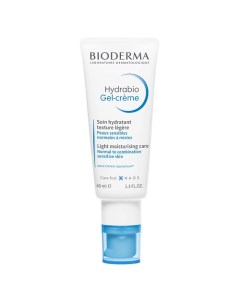 Гель крем увлажняющий для нормальной и сухой кожи лица с легкой текстурой Hydrabio 40 0 Bioderma
