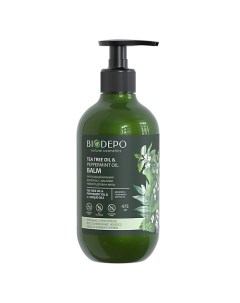 Бальзам для волос питательный с эфирными маслами чайного дерева и мяты Tea Tree and Mint Essential O Biodepo
