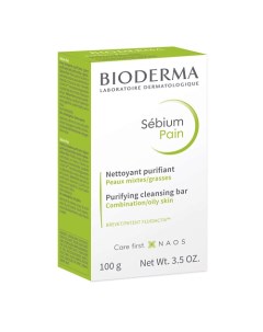 Мыло очищающее для жирной и комбинированной кожи лица и тела Sebium 100 0 Bioderma