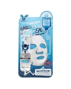 Маска для лица с гиалуроновой кислотой увлажняющая тканевая Power Ringer Mask Pack Aqua Deep Elizavecca