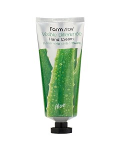 Крем для рук с экстрактом алоэ Visible Difference Hand Cream Aloe Farmstay
