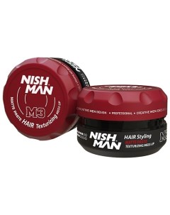 Матовая паста для формирования беспорядочной фиксации укладки волос М3 100 Nishman