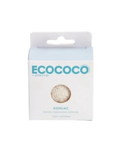 Спонж для лица очищающий Konjac Facial Cleansing Sponge Ecococo