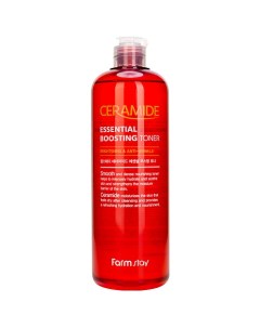 Тонер бустер для лица укрепляющий с керамидами Ceramide Essential Boosting Toner Farmstay