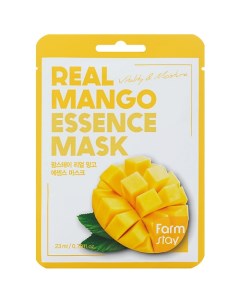 Маска для лица тканевая с экстрактом манго Real Mango Essence Mask Farmstay