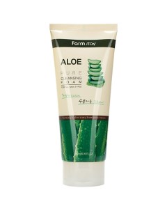 Пенка для лица очищающая с экстрактом алоэ Aloe Pure Cleansing Foam Farmstay
